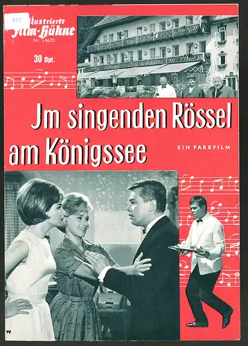 Filmprogramm IIFB Nr. S 6625, Im singenden Rössel am Königssee, Peter Weck, Waltraut Haas, Regie: Franz Antel