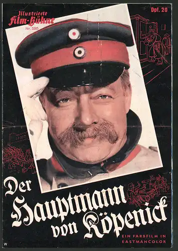 Filmprogramm IFB Nr. 3385, Der Hauptmann von Köpenick, Heinz Rühmann, Hannelore Schroth, Regie: Helmut Käutner
