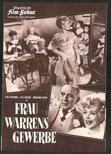 Filmprogramm IFB Nr. 05140, Frau Warrens Gewerbe, Lilli Palmer, O. E. Hasse, Regie: Akos von Rathony