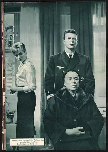 Filmprogramm Hausprogramm, Kriegsgericht, Karlheinz Böhm, Christian Wolff, Klaus Kammer, Regie: Kurt Meisel