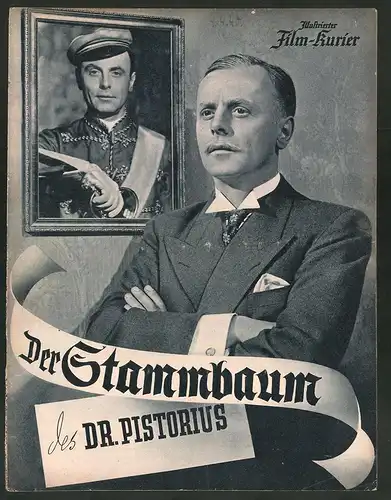 Filmprogramm IFK Nr. 3046, Der Stammbaum des Dr. Pistorius, Ernst Waldow, Käthe Haack, Regie: K. G. Külb
