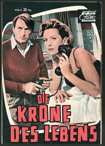 Filmprogramm DNF, Die Krone des Lebens, Gregory Peck, Deborah Kerr, Eddie Albert, Regie: Henry King