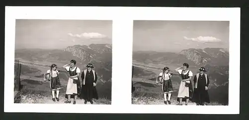 18 Stereo-Fotografien unbekannter Fotograf, Ansicht Salzburg, St Gilgen, Schafberg, Wolfgangsee, Krotensee, Pfingsten 41