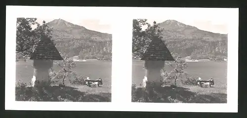 18 Stereo-Fotografien unbekannter Fotograf, Ansicht Salzburg, St Gilgen, Schafberg, Wolfgangsee, Krotensee, Pfingsten 41