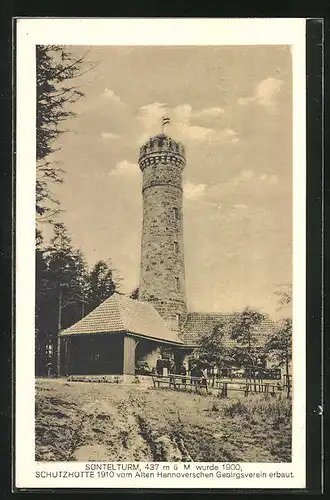 AK Hameln, Sündelturm und Schutzhütte