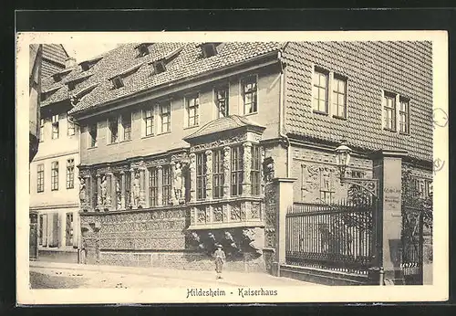 AK Hildesheim, Fassadenansicht vom Kaiserhaus