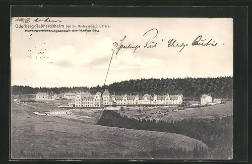 AK St. Andreasberg, Oderberg-Gebhardsheim, Kurhotelanlage