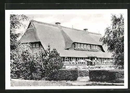 AK Barmstedt i. Holst., Ansicht der Rantzauer See-Gasthof