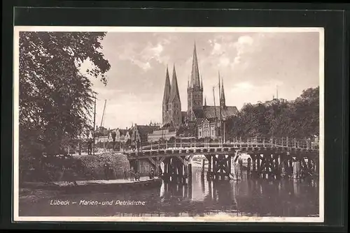 AK Lübeck, Marien- und Petrikirche