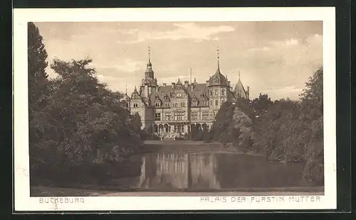 AK Bückeburg, Palais der Fürstin Mutter