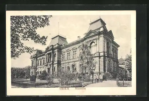 AK Trier, Ansicht des Museums