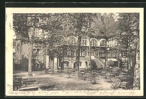 AK Hannover, Städt. Gasthaus Listerturm von J. Hartmann