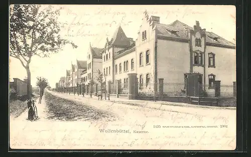 AK Wolfenbüttel, Strasse an der Kaserne