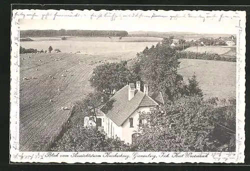 AK Gronenberg, Blick vom Aussichtsturm Knirkerkrug