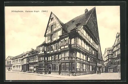 AK Hildesheim, Gasthaus Goldener Engel