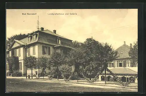 AK Bad Nenndorf, Landgrafenhaus und Galerie
