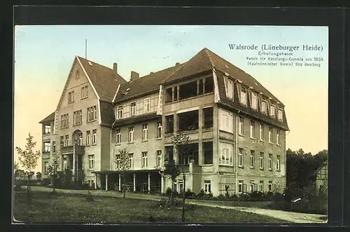 AK Walsrode / Lüneburger Heide, Erholungsheim, Verein für Handlungs-Commis von 1858