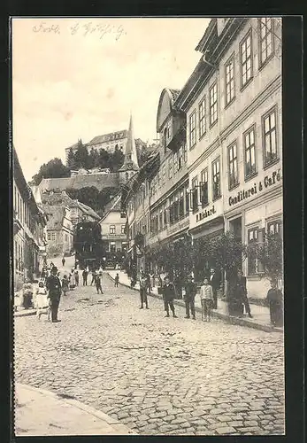 AK Blankenburg a. H., Café und Restaurant Richard, Tränkestrasse 5