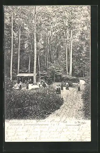 AK Timmendorferstrand / Ostsee, Gambrinushalle im Wald