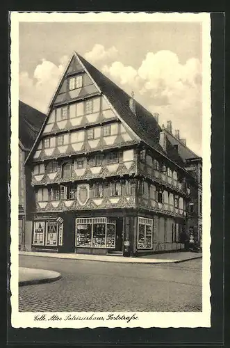 AK Celle, Altes Patrizierhaus, Poststrasse