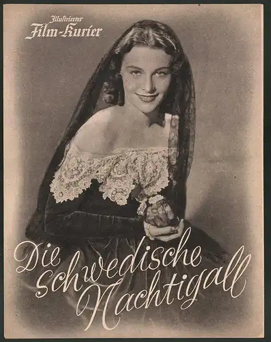 Filmprogramm IFK Nr. 3180, Die schwedische Nachtigall, Ilse Werner, Karl Ludwig Diehl, Regie: Paul Brauer