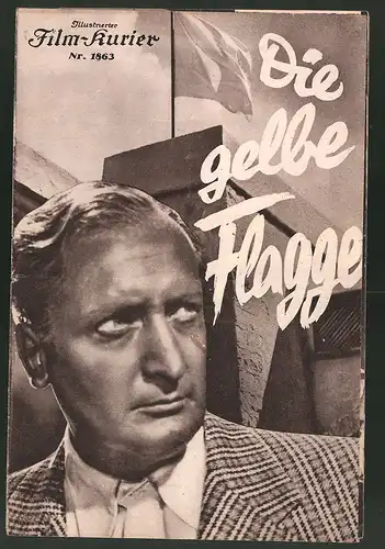 Filmprogramm IFK Nr. 1863, Die gelbe Flagge, Hans Albers, Olga Tschechowa, Regie: Gerhard Lemprecht