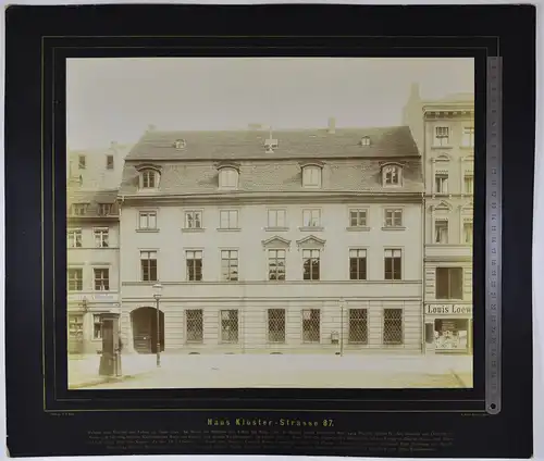 15 Fotografien F. Albert Schwartz, Berlin, Ansicht Berlin, Bankhaus Fetschow & Sohn, Klosterstrasse 87, 48 x 41cm