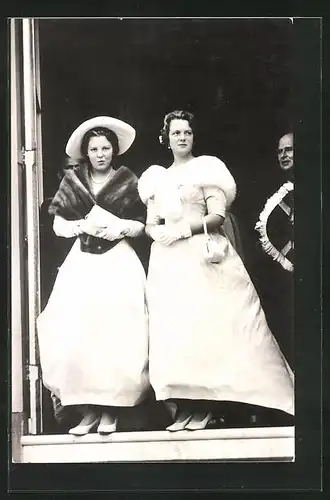 AK Haagse Bos, Prinzessin Beatrix am Palais Huis ten Bosch 1958