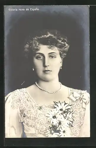 AK Portrait Königin Victoria von Spanien