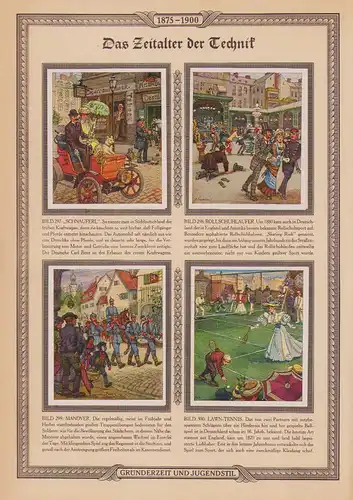 Sammelalbum 299 Bilder, Deutsche Kulturbilder, Deutsches Leben in 5 Jahrhunderten 1400-1900
