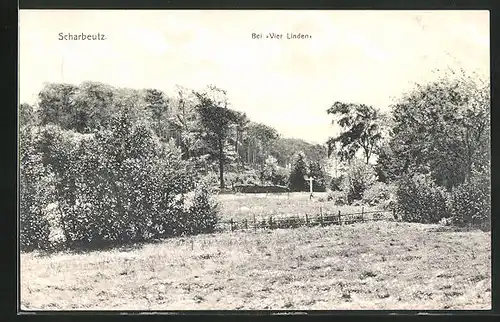 AK Scharbeutz, Landschaftsansicht bei Vier Linden