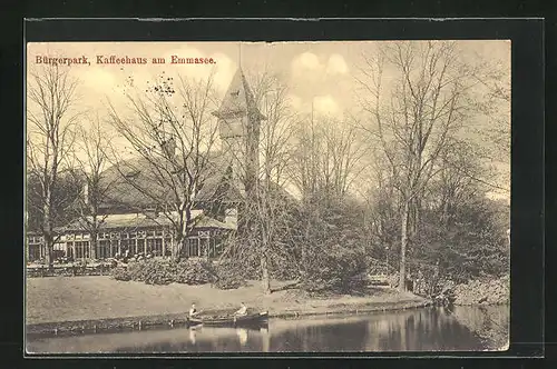 AK Bremen, Cafe am Emmasee im Bürgerpark