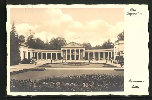 AK Bad Oeynhausen, Blick auf die Brunnenhalle