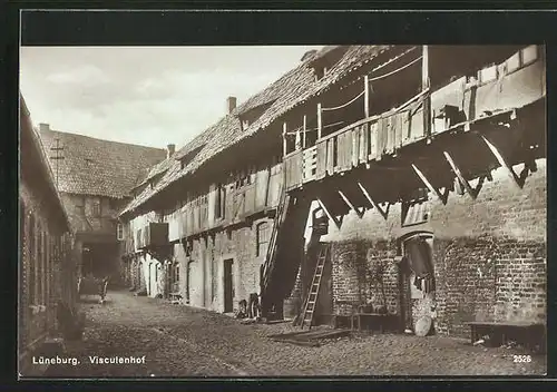 AK Lüneburg, Viskulenhof mit alten Häusern