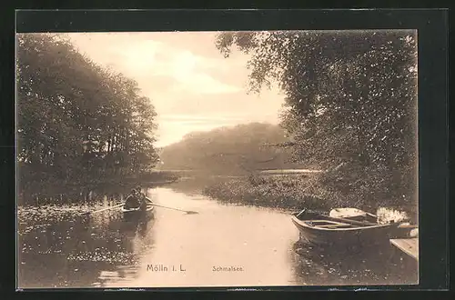 AK Mölln i. L., Schmalsee mit Ruderbooten