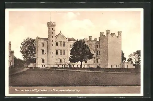 AK Heiligendamm, Totalansicht des Hotels Hohenzollernburg