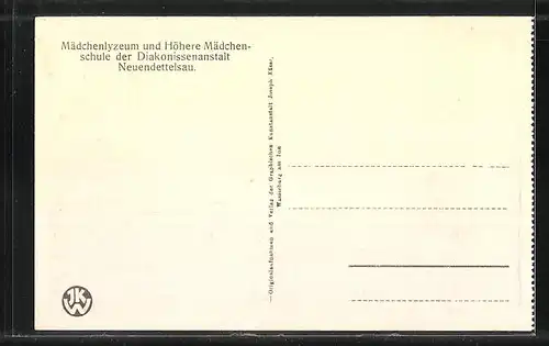 AK Neuendettelsau, Mädchenlyzeum und Höhere Mädchenschule der Diakonissenanstalt, Empfangszimmer