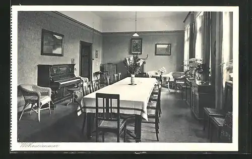 AK Neuendettelsau, Mädchenlyzeum und Höhere Mädchenschule der Diakonissenanstalt, Wohnzimmer
