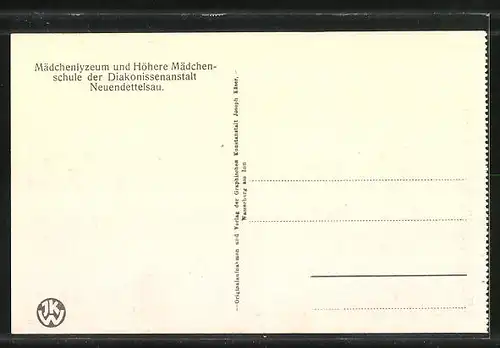 AK Neuendettelsau, Mädchenlyzeum und Höhere Mädchenschule der Diakonissenanstalt, Puppenstube der Kleinen