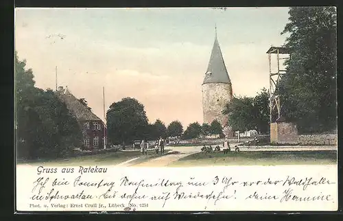 AK Ratekau, Ortspartie mit Turm