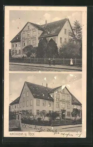 AK Kirchheim, Hof-Pianoforte-Fabrik von C. Günther & Söhne
