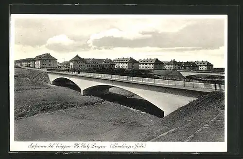 AK Bergen, Brücke zur Kaserne auf dem Truppenübungsplatz