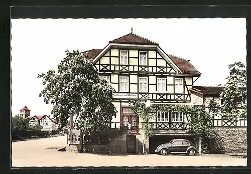 AK Kleinern /Waldeck, Gasthaus Zum Wesertal, Inh. L. Barderleben