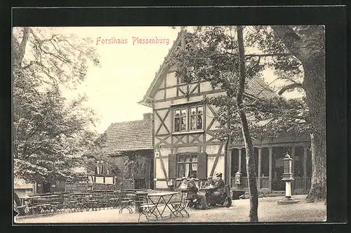 AK Ilsenburg i. Harz, Gasthaus Forsthaus Plessenburg