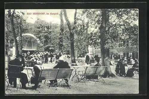 AK Bad Nenndorf, Sommerleben im Kurpark