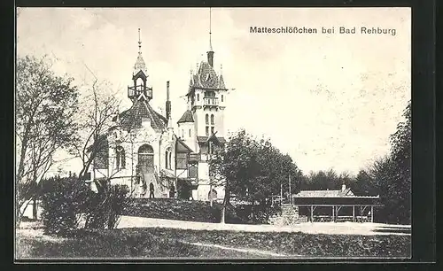 AK Bad Rehburg, Partie am Matteschlösschen