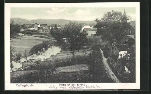 AK Fallingbostel, Idylle an der Böhme