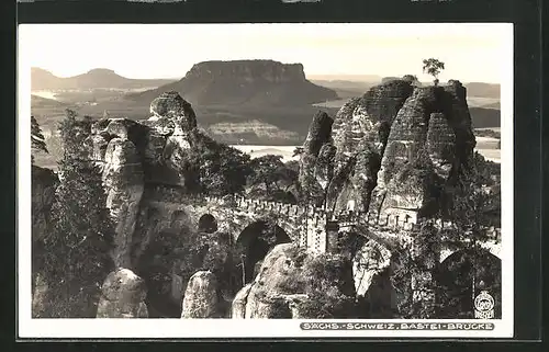 AK Bastei / Sächsische Schweiz, Bastei-Brücke