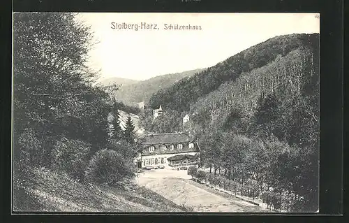 AK Stolberg / Harz, Blick nach dem Schützenhaus