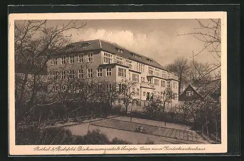 AK Bethel b. Bielefeld, Diakonissenanstalt Sarepta, Neues Kinderkrankenhaus